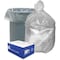 Webster 45 gal Trash Bags, L, 0.31 mil (8 Micron), Natural WBIHD404812N - alternate 1